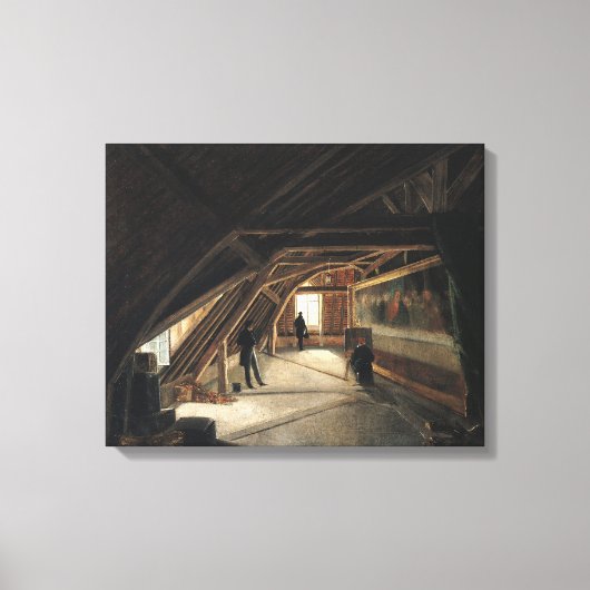 Toile Le grenier d'un musée (Recto)