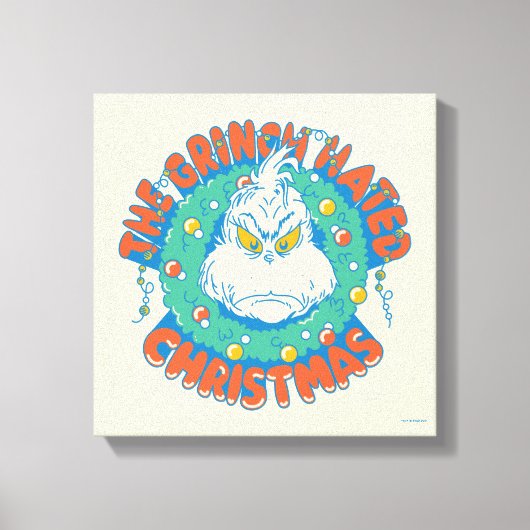 Toile Le Grinch détestait Noël (Recto)