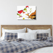 Toile Le Grinch prépare Max le renne (Insitu(Chambre))