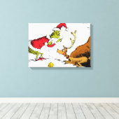Toile Le Grinch prépare Max le renne (Insitu (Plancher de Bois))