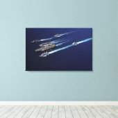 Toile Le groupe d'attaque d'Abraham Lincoln (Insitu (Plancher de Bois))