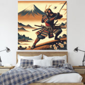 Toile Le guerrier de Samurai au Mont Fuji - Ukiyo-e Art (Insitu(Chambre))