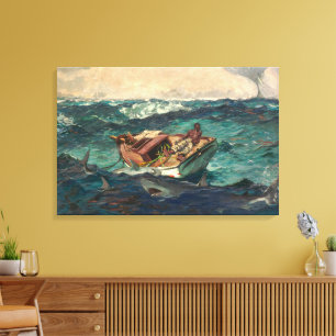 Toile Le Gulf Stream Winslow Homer