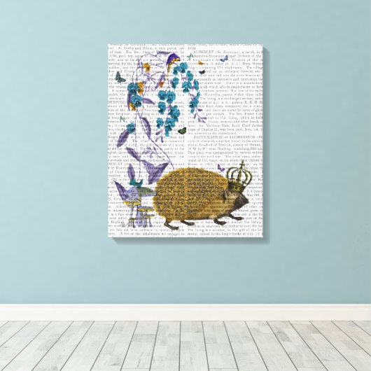 Toile Le hérisson d'or (Insitu (Plancher de Bois))