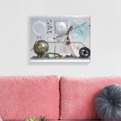 Toile Le Heros Technologique K7 1986 Geek multimédia mix (Insitu(Salon))