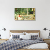 Toile Le Jardin aux Fleurs, 1899 (huile sur toile) (Insitu(Chambre))