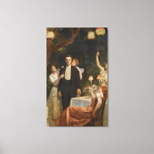 Toile Le Jardin d'Armide (par John Collier) (Recto)