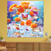 Toile Le jardin de la nature (Insitu(Salon))