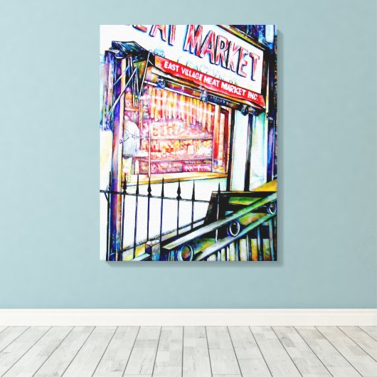 Toile Le jardin de la sagesse de l'East Village (Insitu (Plancher de Bois))