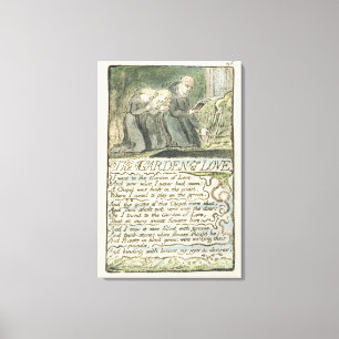 Toile "Le jardin de l'amour", plaquent 45 (Bentley 44)