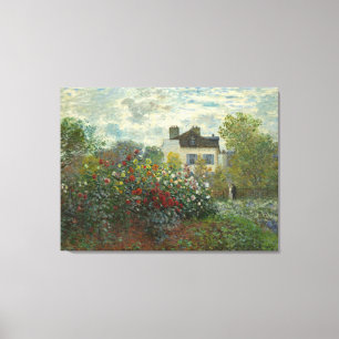 Toile Le jardin de l'artiste à Argenteuil Claude Monet