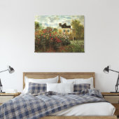 Toile Le Jardin de Monet à Argenteuil de Claude Monet (Insitu(Chambre))