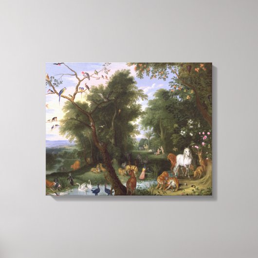 Toile Le jardin d'Eden, 1659 (Recto)