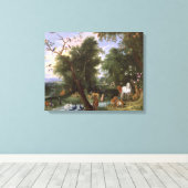 Toile Le jardin d'Eden, 1659 (Insitu (Plancher de Bois))