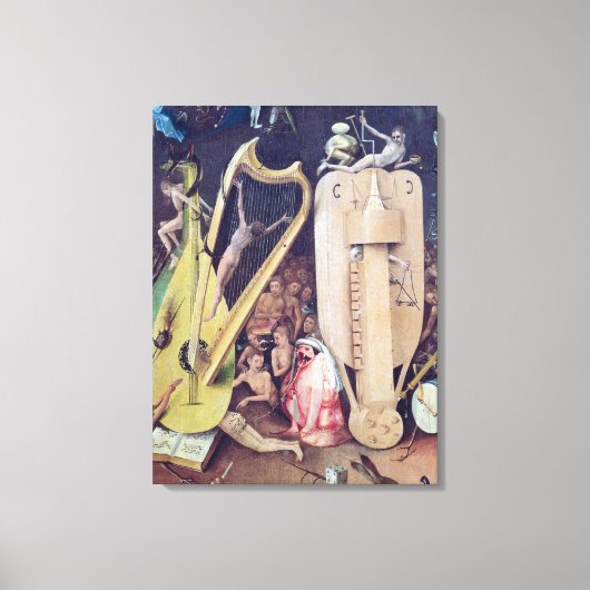 Toile Le jardin des délices terrestres (Recto)