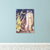 Toile Le jardin des délices terrestres (Insitu (Plancher de Bois))