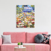 Toile "Le Jardin des pivoines" (Insitu(Salon))