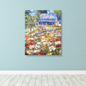 Toile "Le Jardin des pivoines" (Insitu (Plancher de Bois))