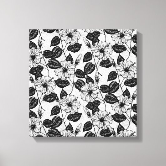 Toile Le jardin d'Hibiscus (Recto)