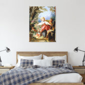 Toile Le jeu de l'Homme Aveugle de Jean-Honoré Fragonard (Insitu(Chambre))