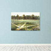 Toile Le jeu national américain de baseball (Insitu (Plancher de Bois))