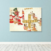 Toile Le jeu Patoli et le dieu (Insitu (Plancher de Bois))