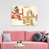 Toile Le jeu Patoli et le dieu (Insitu(Salon))