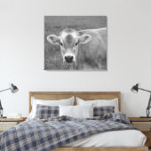 Toile Le joli portrait de vache de Jersey (Insitu(Chambre))