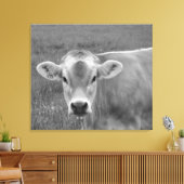 Toile Le joli portrait de vache de Jersey (Insitu(Salon))