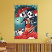 Toile Le Jour des amateurs de squelettes morts (Insitu(Salon))