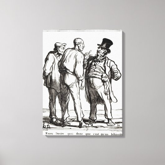 Toile Le Journal 'Le Charivari' (Recto)