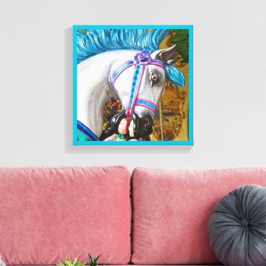 Toile Le joyeux cheval peint 2 (Insitu(Salon))