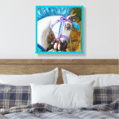 Toile Le joyeux cheval peint 2 (Insitu(Chambre))