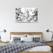 Toile Le jugement de Paris, après Raphael (gravure) (Insitu(Chambre))
