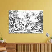 Toile Le jugement de Paris, après Raphael (gravure) (Insitu(Salon))