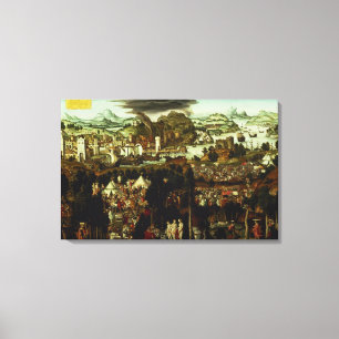 Toile Le jugement de Paris et la guerre de Troie, 1540