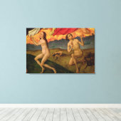 Toile Le jugement Dernier, détail de la résurrection (Insitu (Plancher de Bois))