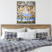 Toile Le Jugement dernier Fresque de Michelangelo (Insitu(Chambre))