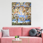 Toile Le Jugement dernier Fresque de Michelangelo (Insitu(Salon))