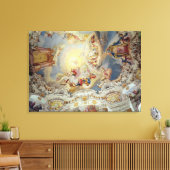 Toile Le jugement Dernier, peinture au plafond (Insitu(Salon))