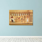 Toile Le jugement d'Osiris, détail (Insitu (Plancher de Bois))