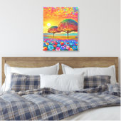 Toile Le kaléidoscope de Sunset Nature (Insitu(Chambre))