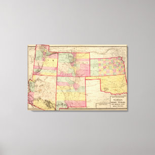Toile Le Kansas, et l'Arizona, le Colorado, Nouveau