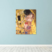 Toile Le Kiss, Gustav Klimt (Insitu (Plancher de Bois))