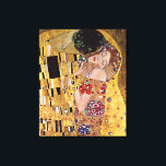 Toile Le Kiss, Gustav Klimt<br><div class="desc">Le Kiss, Gustav Klimt Austrain Symbolist Peintre Gustav Klimt Le Kiss (original Der Kuss) a été peint par Gustav Klimt, et est probablement son oeuvre la plus célèbre. Il a commencé à y travailler en 1907 et c'est le point culminant de sa soi-disant "période d'or". Il représente un couple, dans...</div>