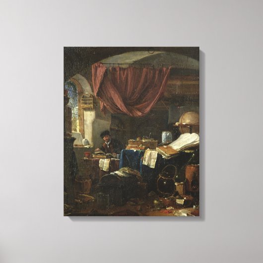 Toile Le laboratoire de l'alchimiste (Recto)