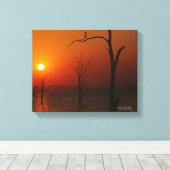Toile Le lac Kariba (Insitu (Plancher de Bois))