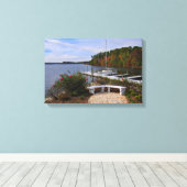 Toile Le lac Norman à l'automne (Insitu (Plancher de Bois))