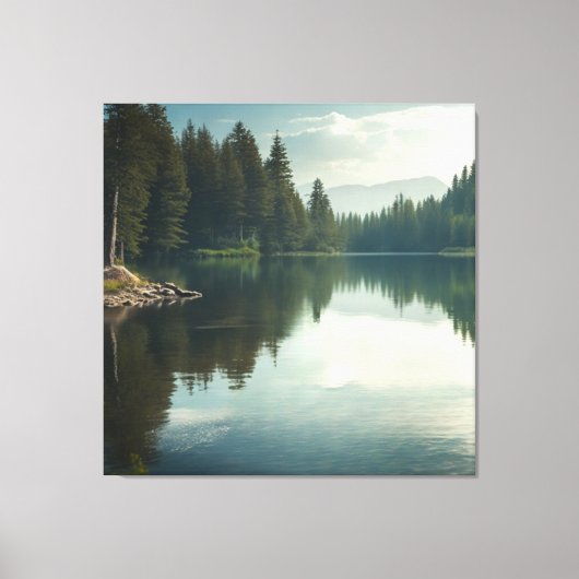 Toile Le Lac Tranquille (Recto)