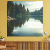 Toile Le Lac Tranquille (Insitu(Salon))